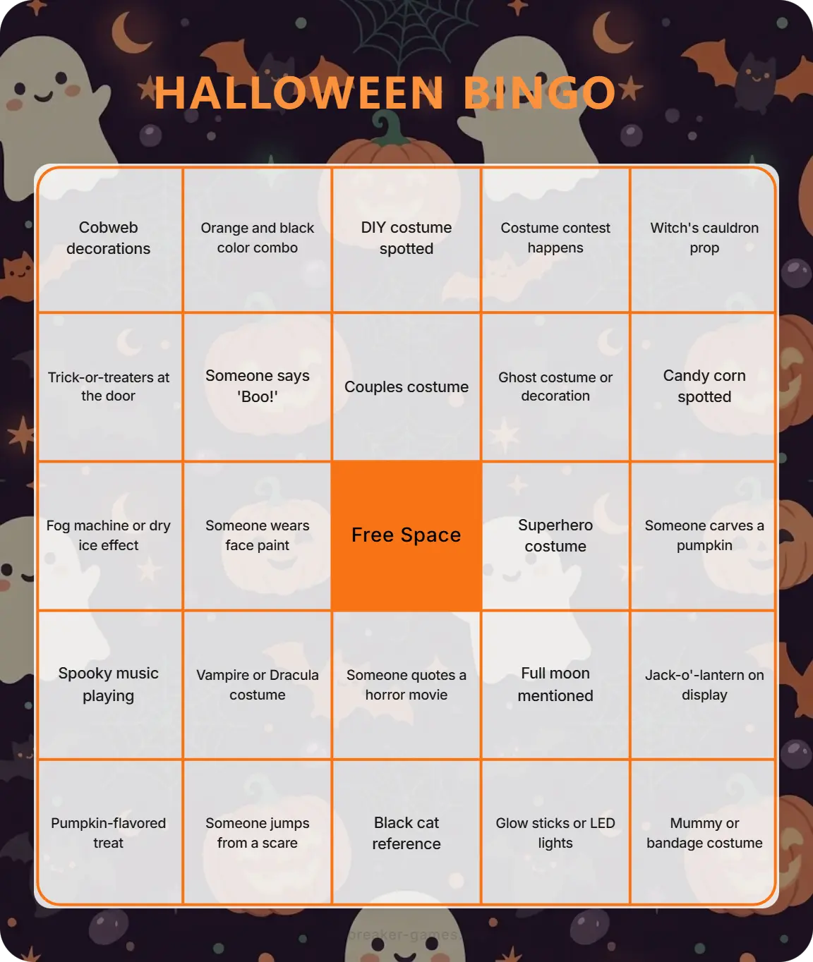 ハロウィンビンゴ (2026)