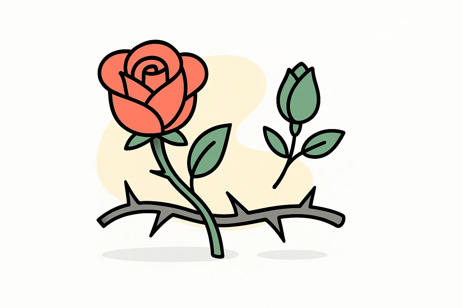 Rose, Thorn, Bud
