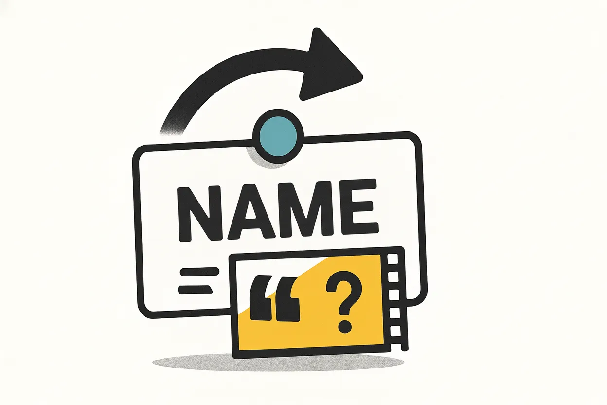 Say Your Name Backward